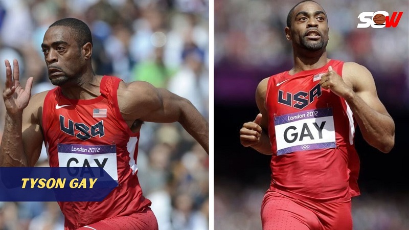 Tyson Gay is one of the Top 10 Ranked Fastest Runners in The World
