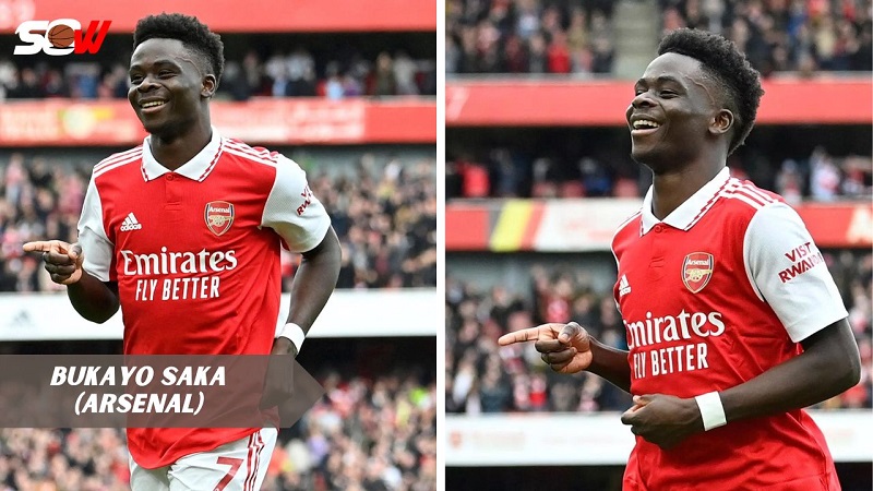 Bukayo Saka is one of the Top 10 Best Premier League Players in 2023-24