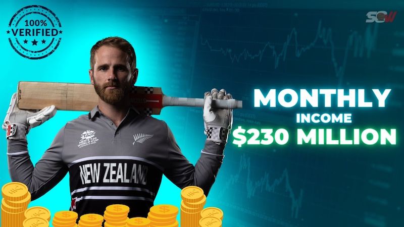 Kane Williamson Net Worth Breakdown: Salary, Endorsements, Assets, Business and more
