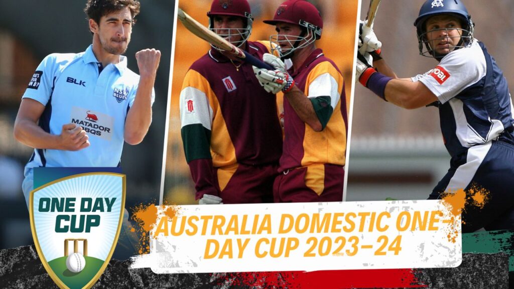 Australia Domestic One-Day Cup 2023-24 Live Streaming Schedule
