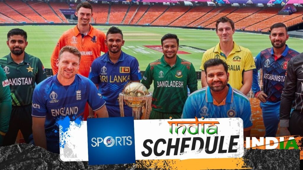 DD Sports Live Telecast Schedule for ICC ODI World Cup 2023